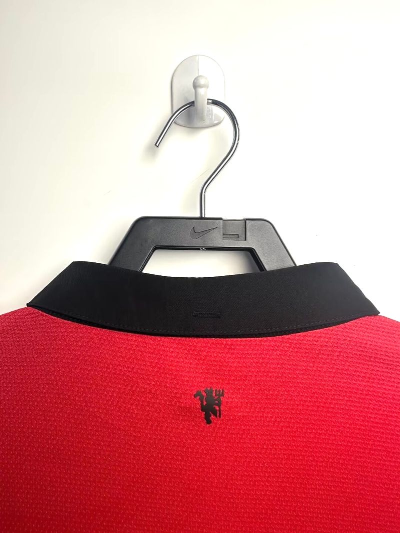 Maillot Domicile Manches Longues Manchester United 2013/2014 - Version Fan [Adulte]