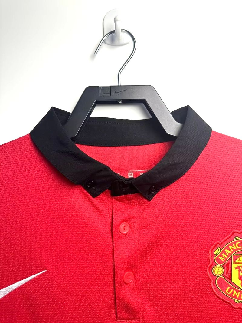 Maillot Domicile Manches Longues Manchester United 2013/2014 - Version Fan [Adulte]