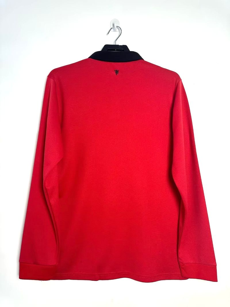 Maillot Domicile Manches Longues Manchester United 2013/2014 - Version Fan [Adulte]