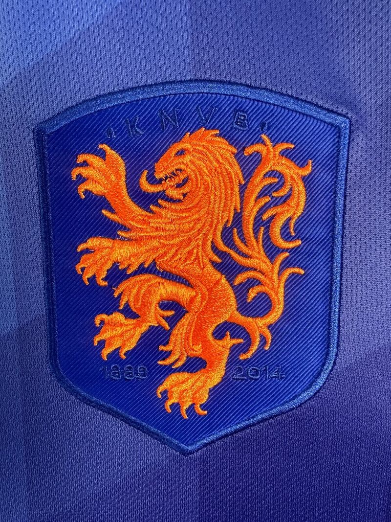Retro Netherlands Holland 2014 Away Fan