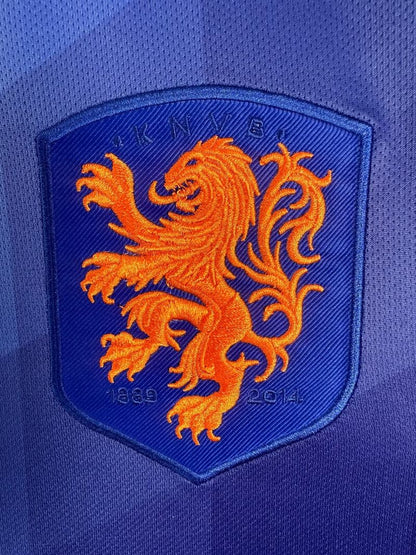 Retro Netherlands Holland 2014 Away Fan