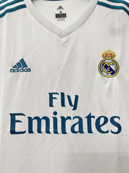 Real Madrid 2017/2018 Home Long Sleeve - Fan Version [Adult]