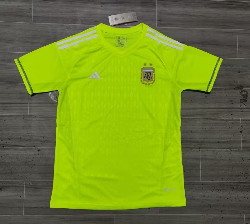 Rétro Argentine 2022 Gardien 2 étoiles Vert Fan