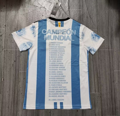 Rétro Argentine 2022 Champion Édition 3 étoiles Fan