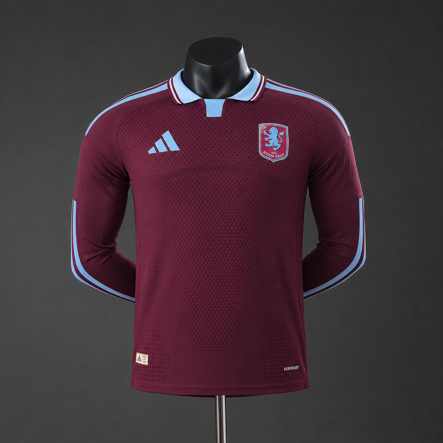 Aston Villa 2026-2027 Home Player Version Long Sleeve