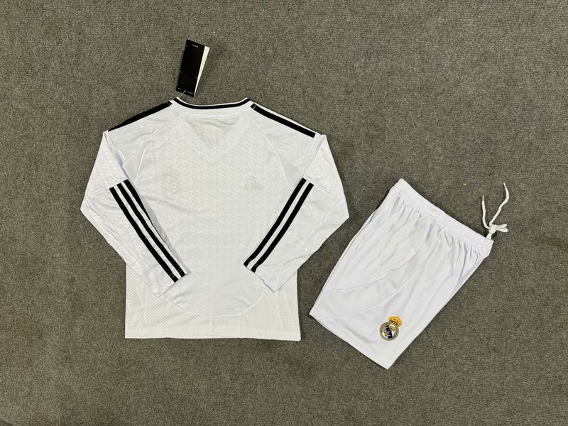 Real Madrid CF 2024/2025 Home Long Sleeve - Fan [Kids]