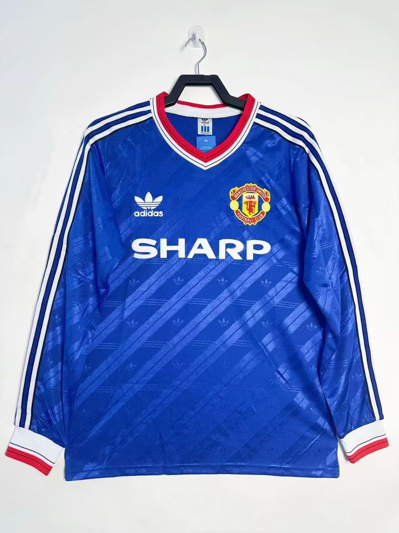 Manchester United 1986/1988 Tercera Manga Larga - Versión Fan [Adulto]