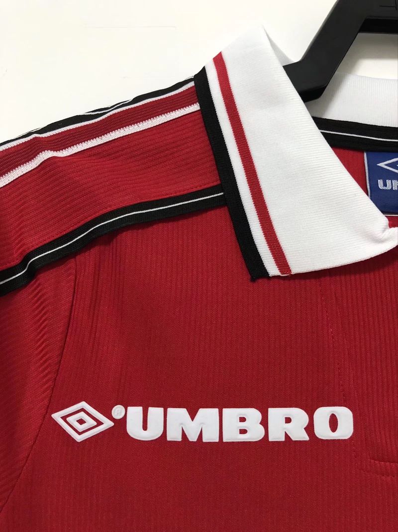 Manchester United 1998 Home Long Sleeve - Fan Version [Adult]