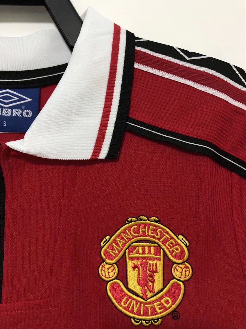 Manchester United 1998 Home Long Sleeve - Fan Version [Adult]