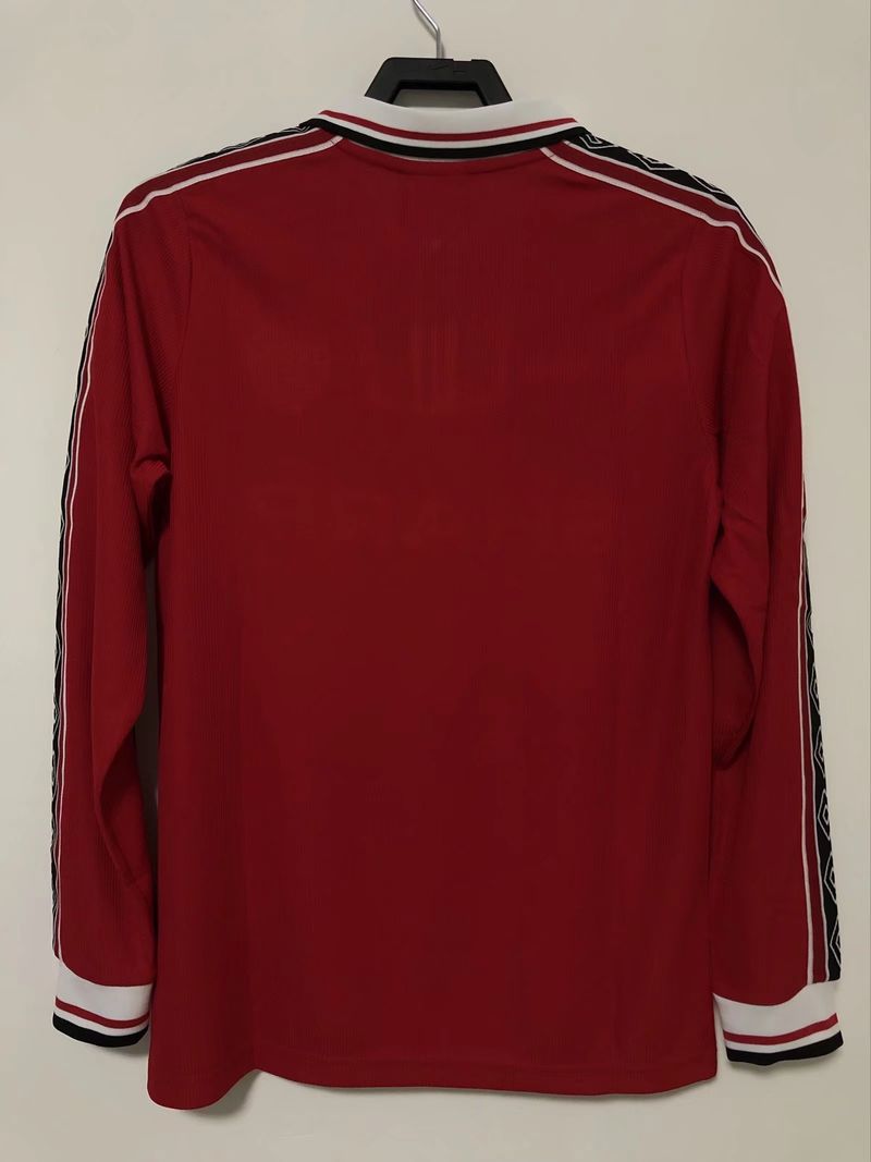 Manchester United 1998 Home Long Sleeve - Fan Version [Adult]