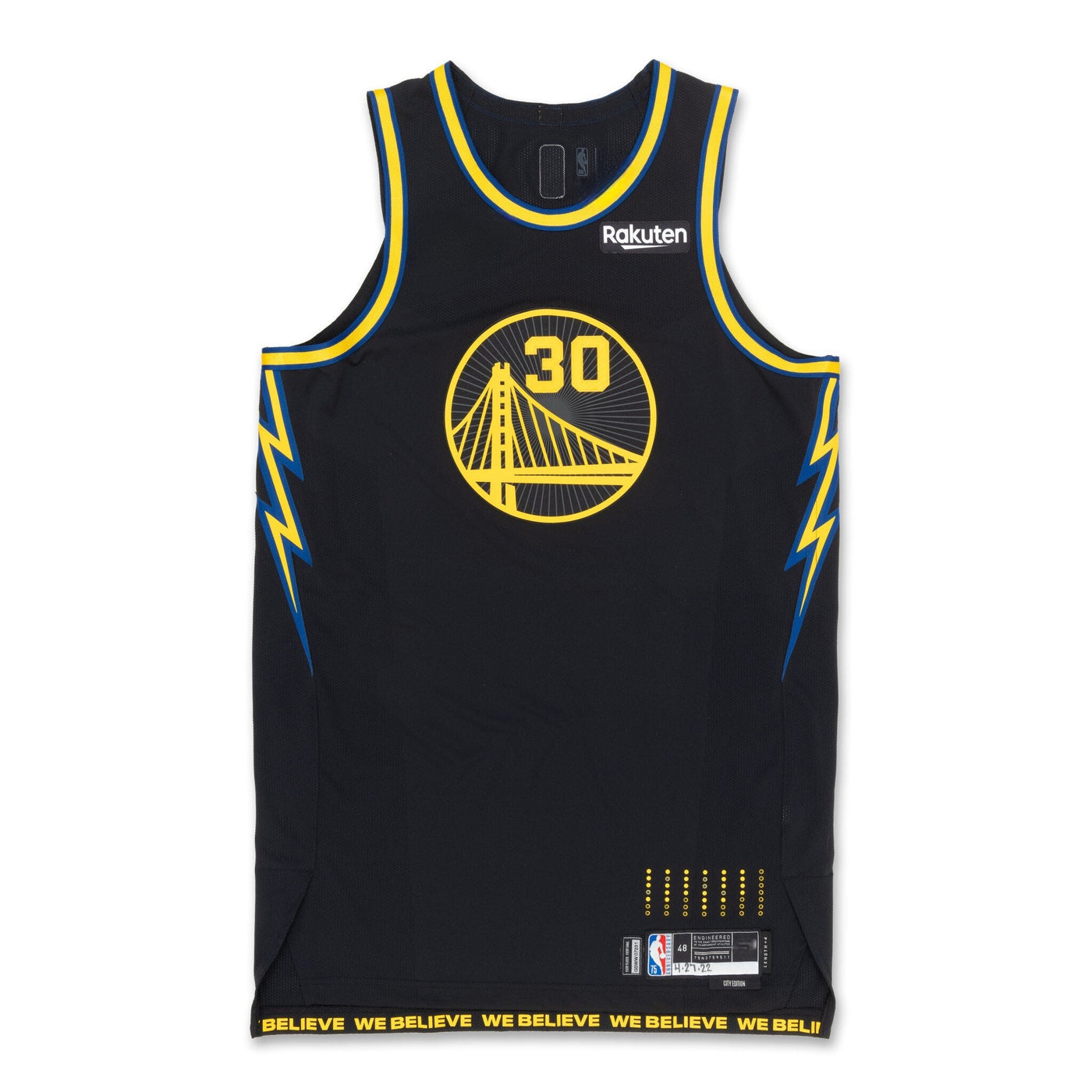 Golden State Warriors City Edition (21/22) - Stephen Curry #30