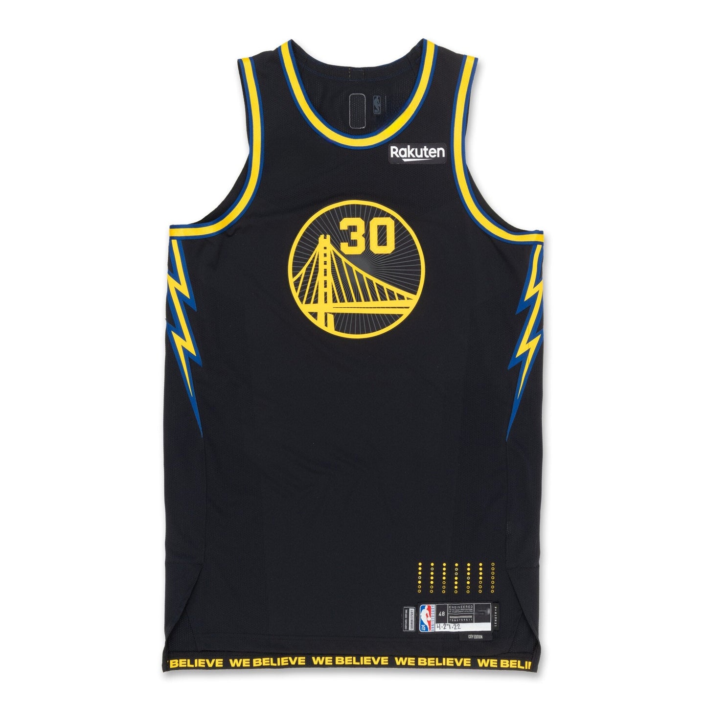 Golden State Warriors City Edition (21/22) - Stephen Curry #30