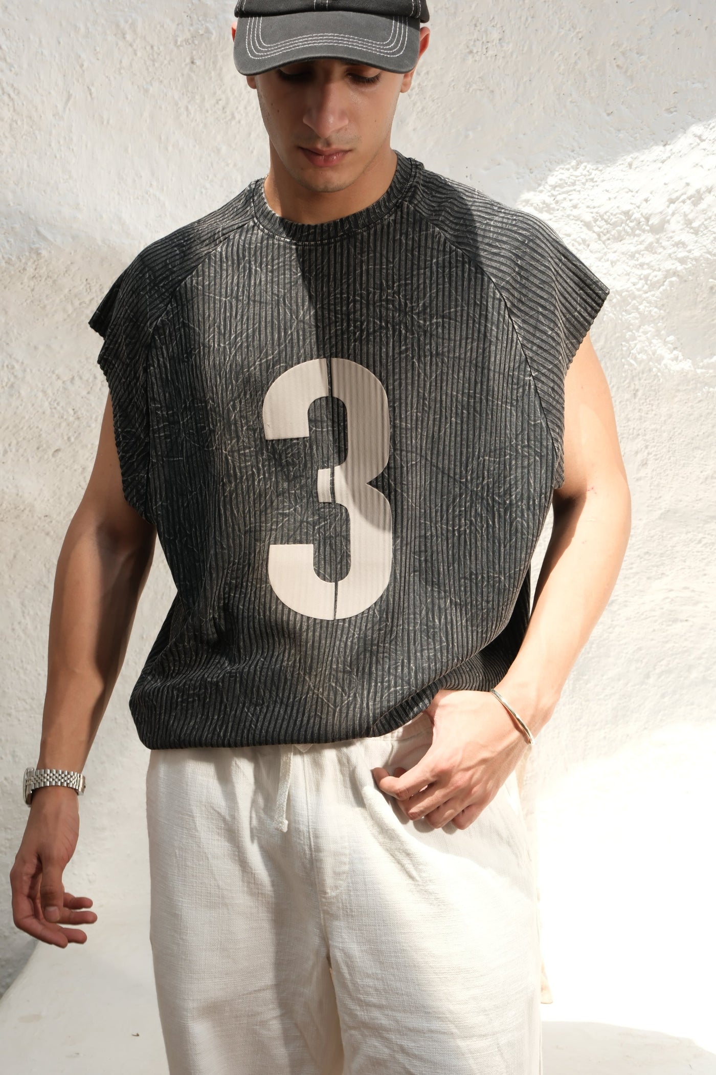 Camiseta sin mangas holgada RX Noir
