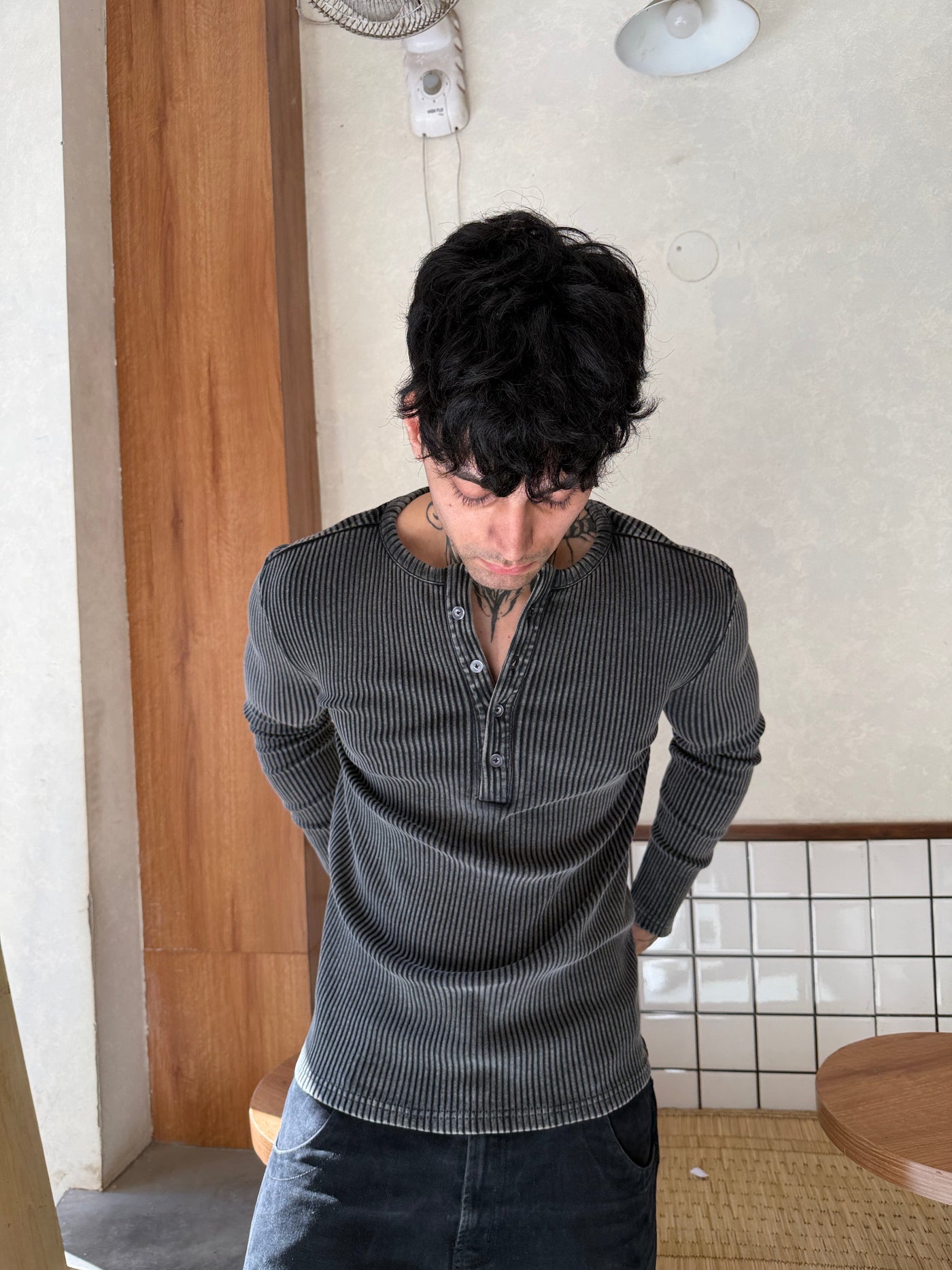 RX Ribbed Henley