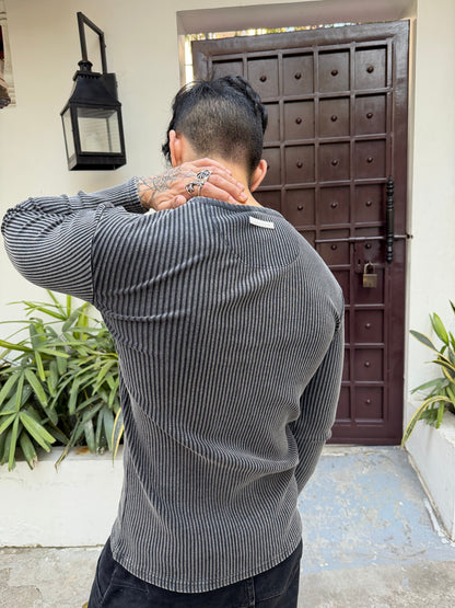 RX RIBBED HENLEY