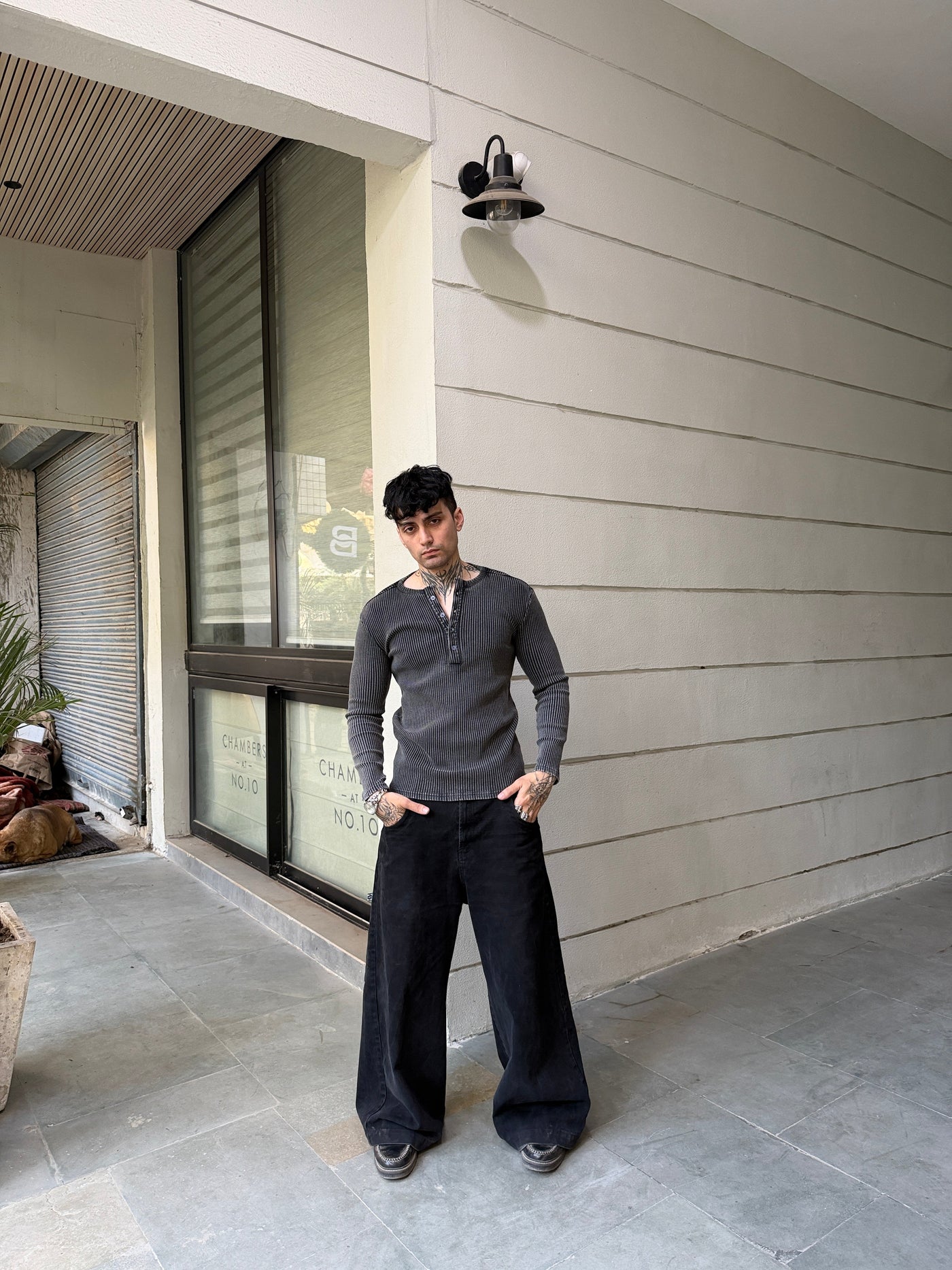 RX Ribbed Henley