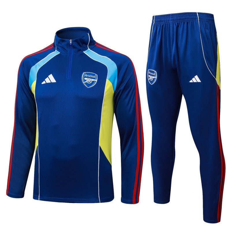 Arsenal FC 2025/2026 Conjunto de Entrenamiento Edición Especial con Media Cremallera - Versión Aficionado [Adulto]