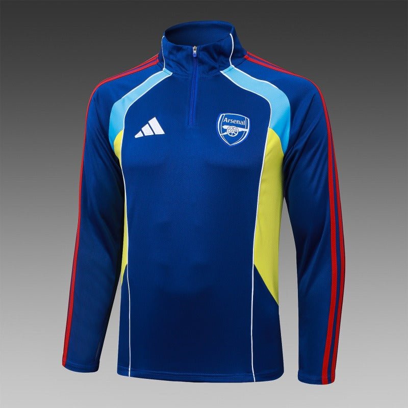 Arsenal FC 2025/2026 Conjunto de Entrenamiento Edición Especial con Media Cremallera - Versión Aficionado [Adulto]
