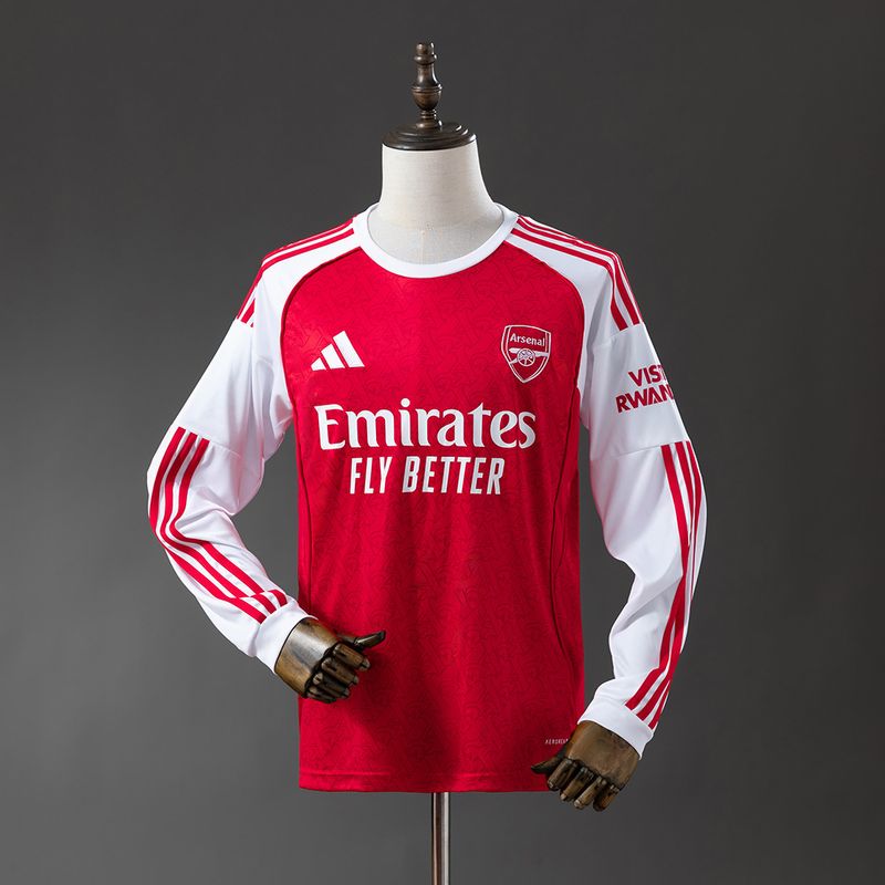 Maillot domicile manches longues Arsenal FC 2002/2003 - Version fan [Adulte]