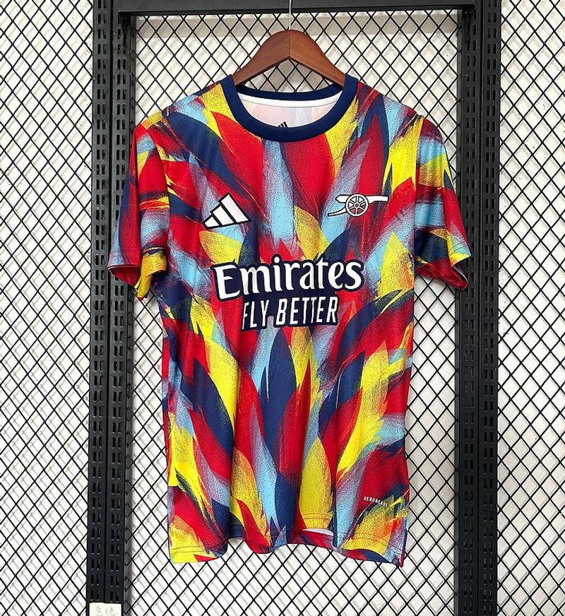 Camiseta de Entrenamiento Previa al Partido del Arsenal FC 2025/2026 - Versión Aficionado [Adulto]