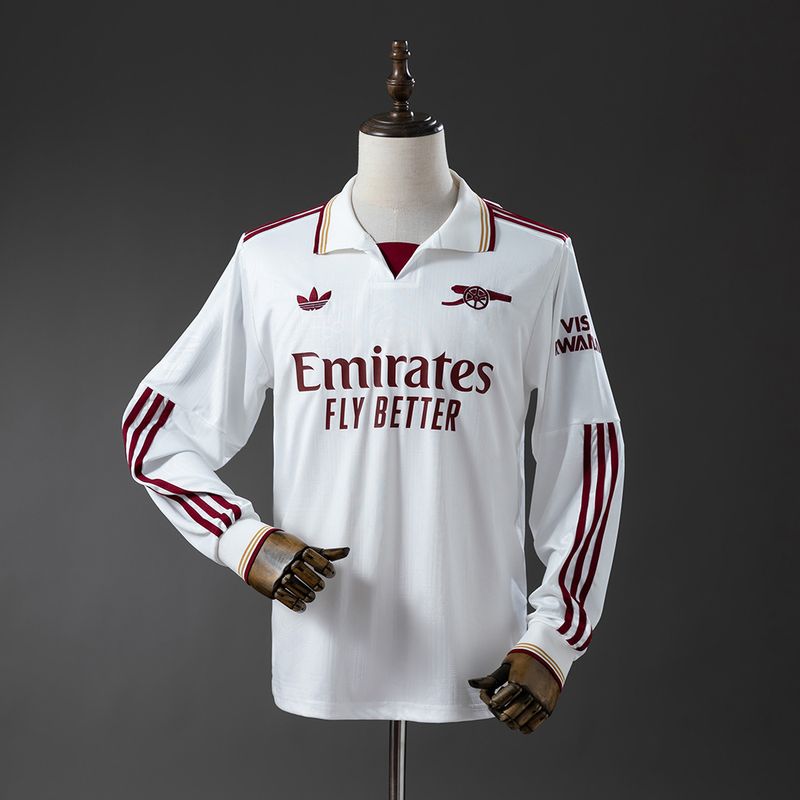 Arsenal FC 2025/2026 Visitante Manga Larga - Versión Fan [Adulto]