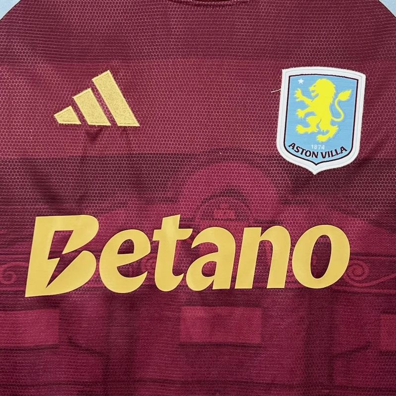 Aston Villa 2025/2026 Home - Fan Version Adult