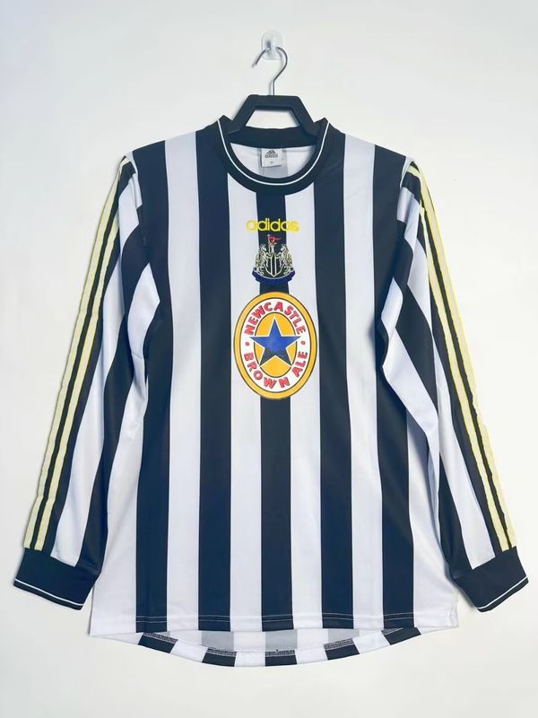 Newcastle United 1997/1999 Home Long Sleeve - Fan Version [Adult]