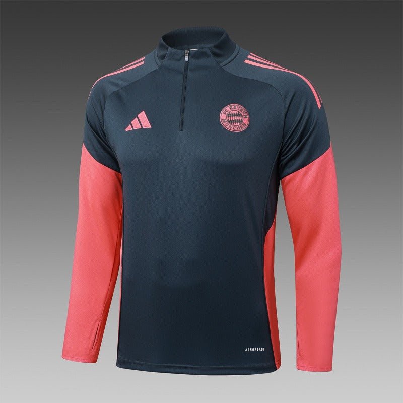 Conjunto de entrenamiento FC Bayern Múnich 2025/2026 de media cremallera - Versión aficionado [Adulto]