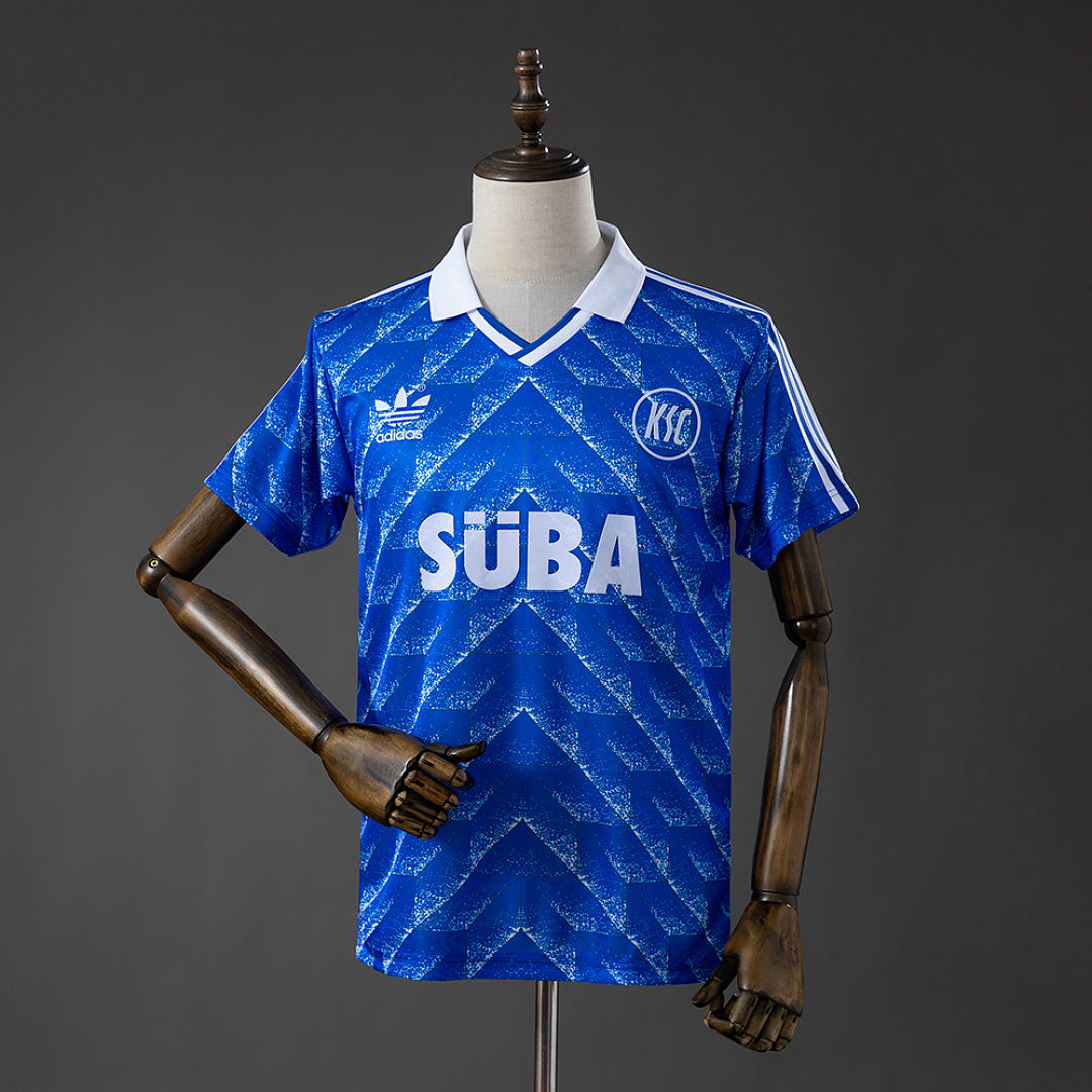 Retro Karlsruher 1989-1990 Home Fan