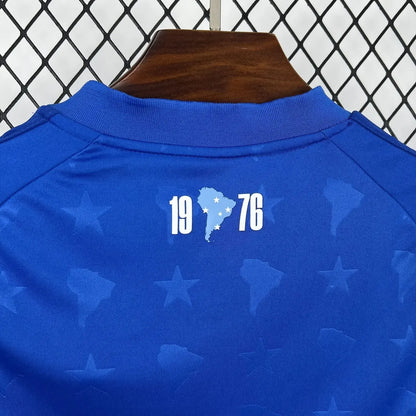Cruzeiro 2026-2027 Crop Top Home Fan Jersey Women - Back View