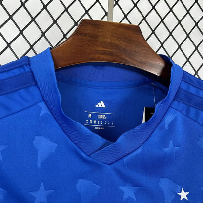 Cruzeiro 2026-2027 Crop Top Home Fan Jersey Women - View 3