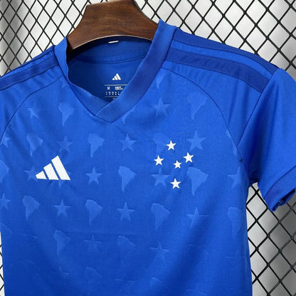 Cruzeiro 2026-2027 Crop Top Home Fan Jersey Women - View 5