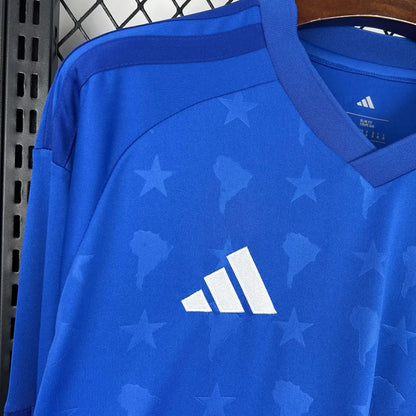Cruzeiro 2026-2027 Home Fan Jersey Long Sleeve - View 4