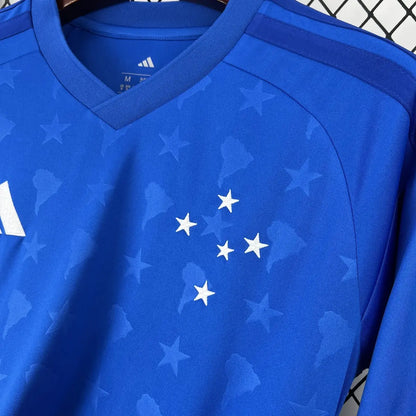 Cruzeiro 2026-2027 Home Fan Jersey Long Sleeve - View 5