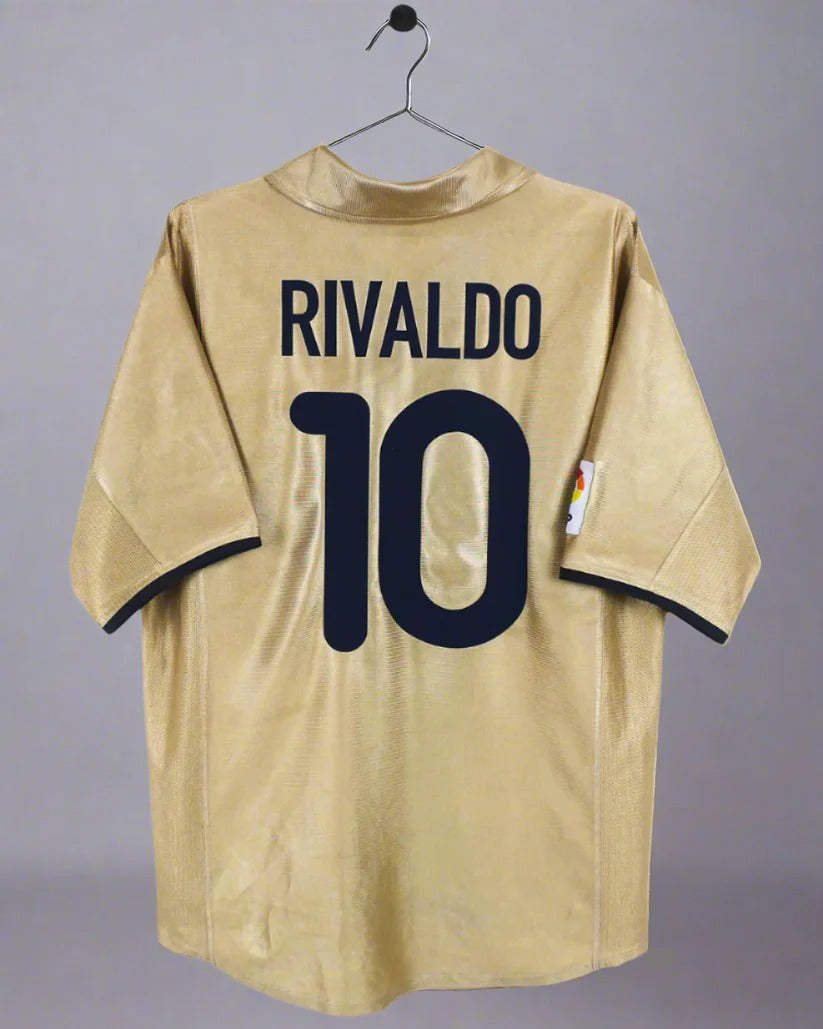 FC Barcelona 2001/2002 Visitante - Aficionado [Adulto]