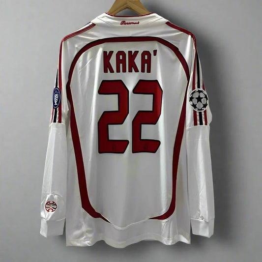 Camiseta de manga larga de visitante del AC Milan 2006/2007 - Versión aficionado [Adulto]