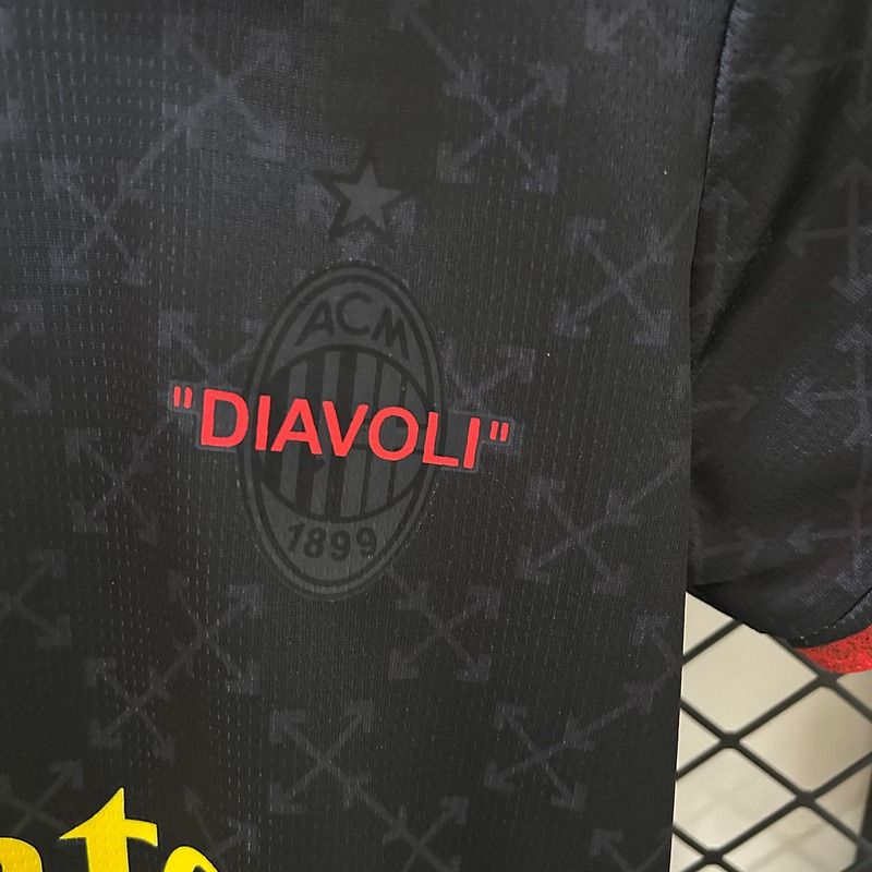 AC Milan 2025/2026 Édition Co-Marquée - Version Fan [Enfants]