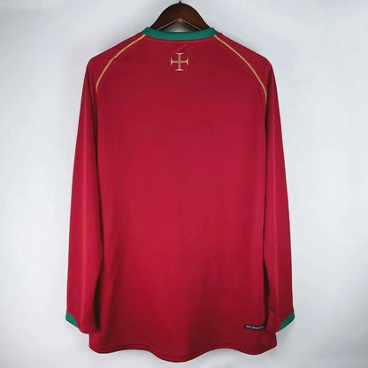 Retro Portugal 2006 Home Long Sleeve Fan