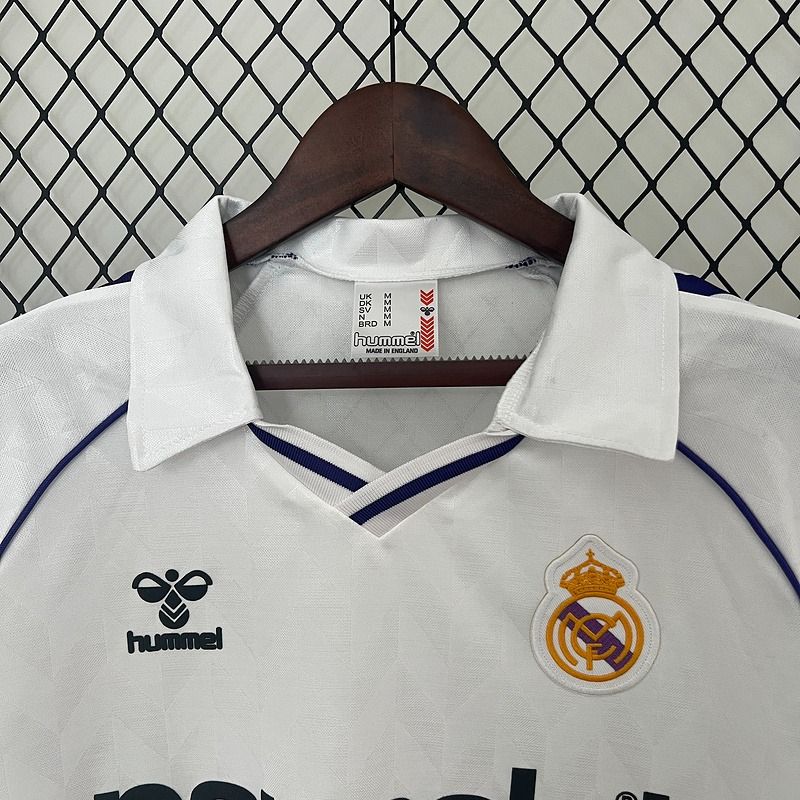 Real Madrid 1986/1988 Local - Versión Fan [Adulto]