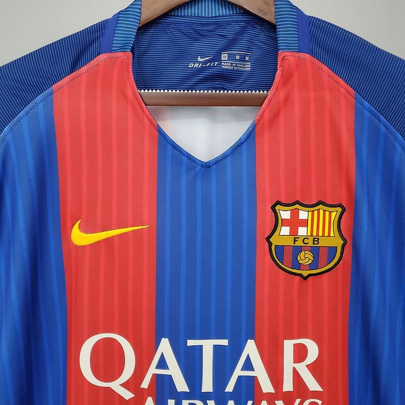 FC Barcelona 2016/2017 Retro Local - Aficionado [Adulto]