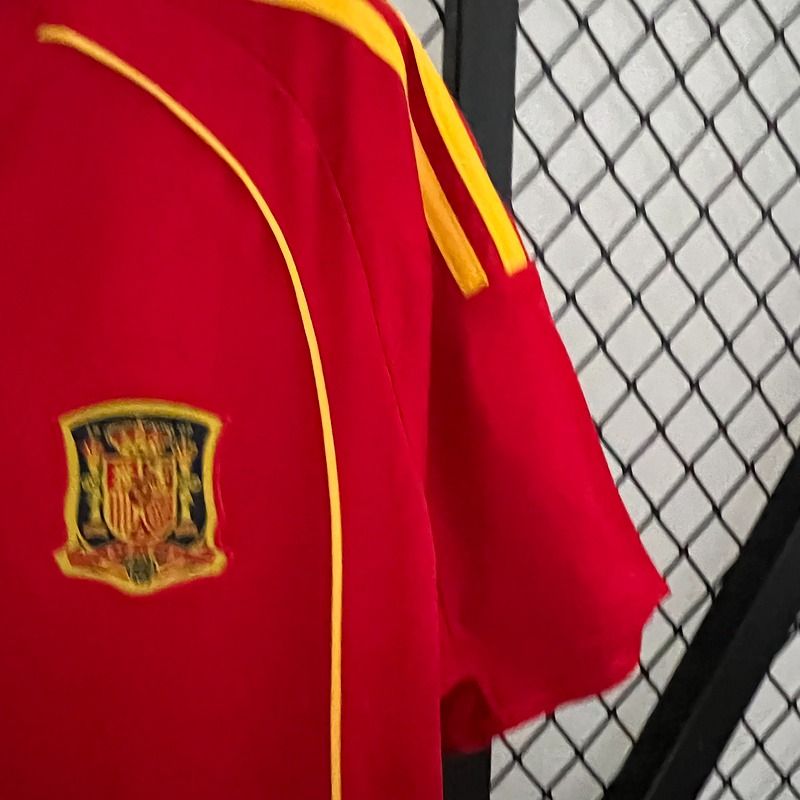 Maillot Rétro Espagne Domicile 2008 Supporter