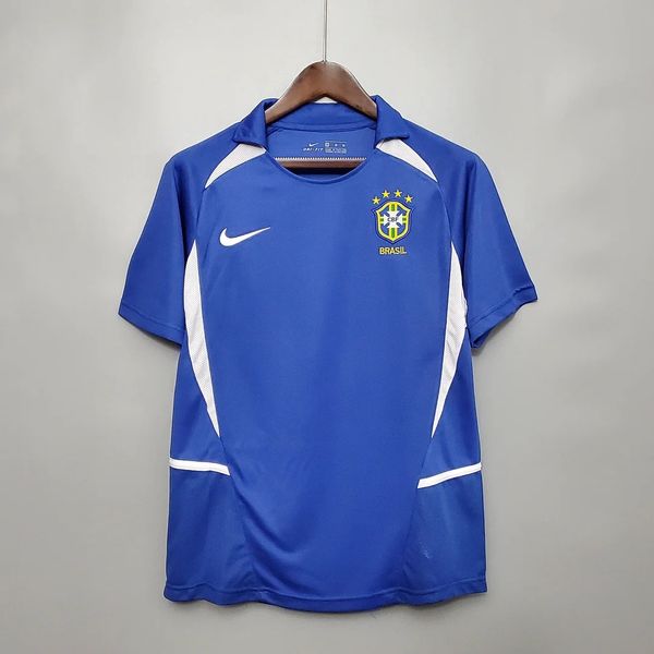 Retro Brazil 2002 Away Fan