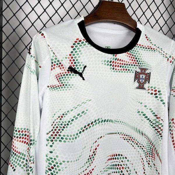 Kids Portugal 2025-2026 Away Long Sleeve Fan