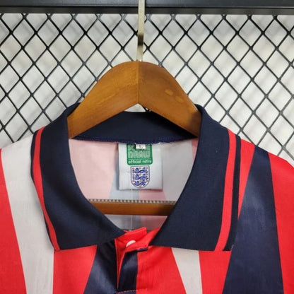 Retro Inglaterra 1992 Aficionado Visitante