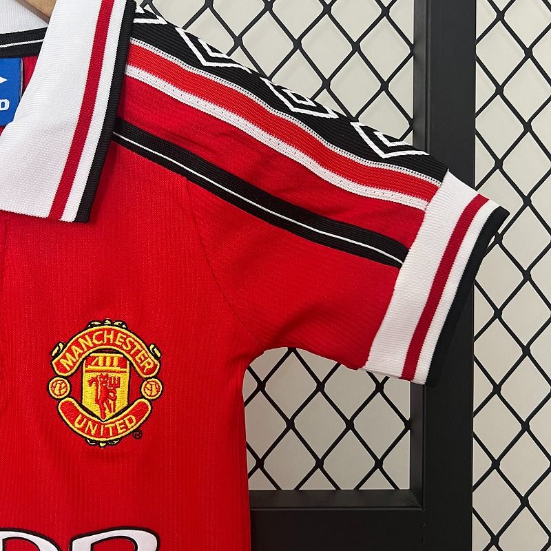 Manchester United 1998/1999 Local - Versión Aficionado [Niños]