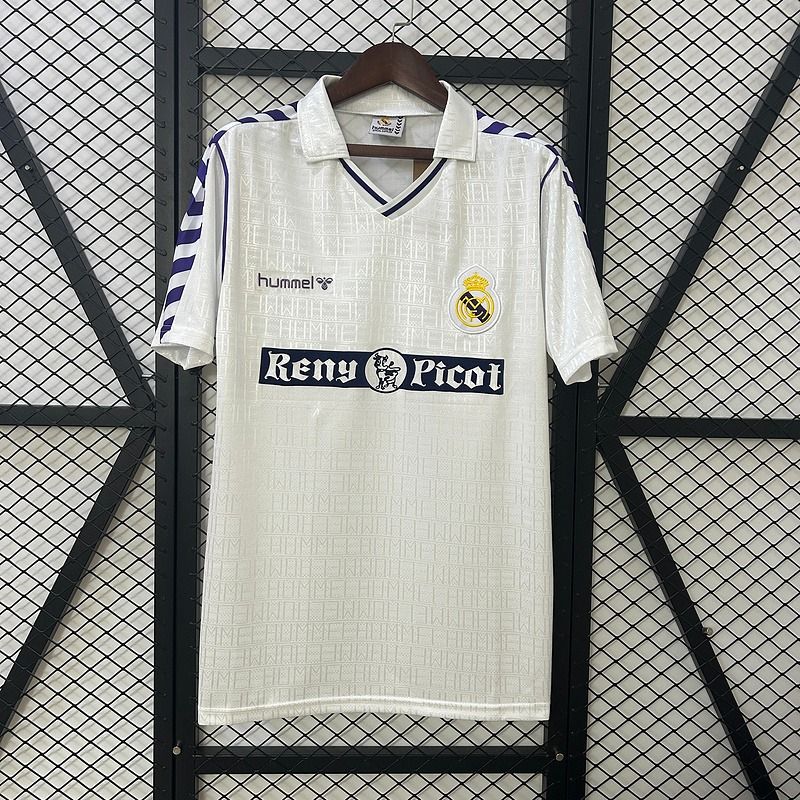 Real Madrid 1989/1990 Local - Versión Fan [Adulto]