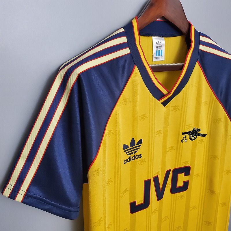 Camiseta Retro de Visitante Arsenal FC 1988/1990 - Aficionado [Adulto]