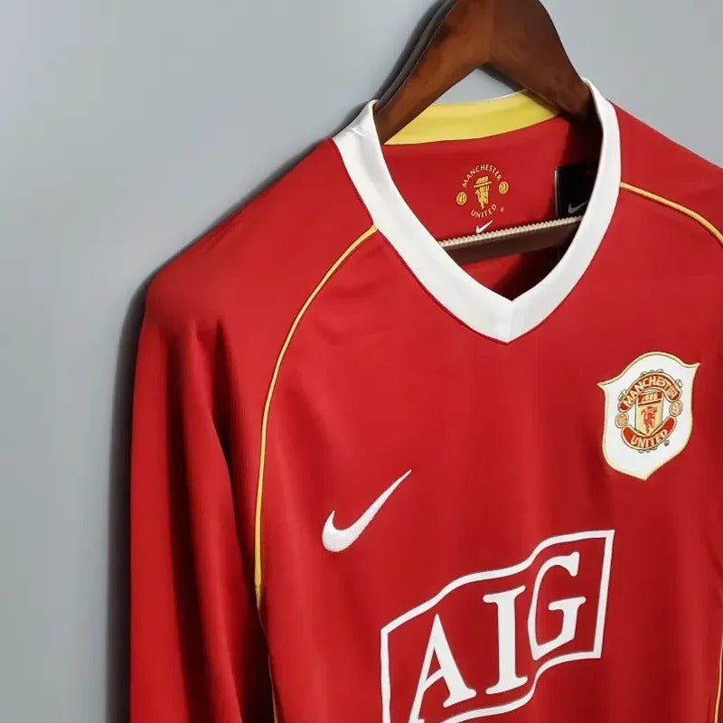 Manchester United 2006/2007 Home Long Sleeve - Fan Version [Adult]