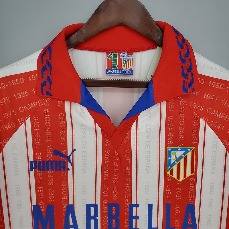 Atlético Madrid 1995/1996 Local - Versión Aficionado [Adulto]