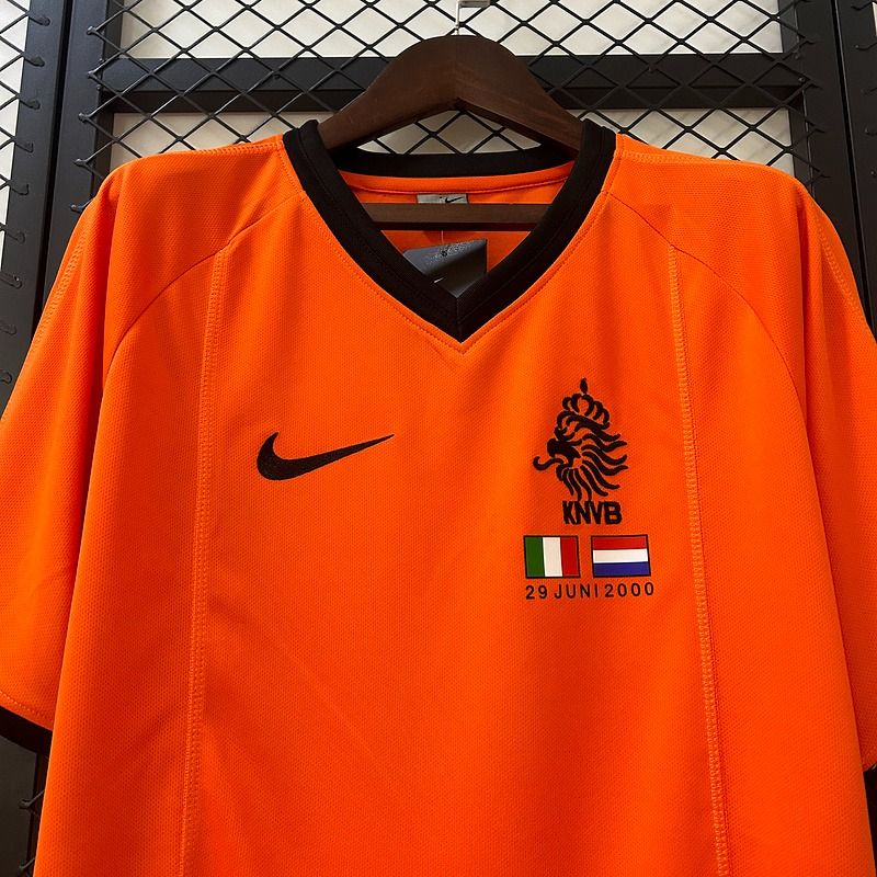 Retro Países Bajos Holanda 2000 Equipación de casa para aficionado